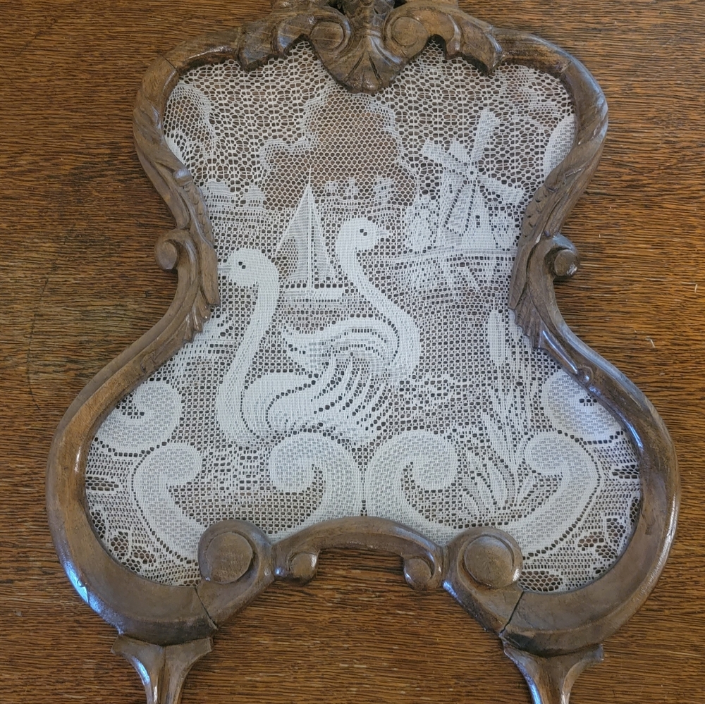Vintage Dutch Window Lace Screen